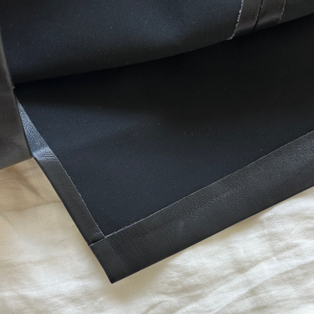 Wilfred Black Leather Tatiana Pencil Skirt - Picture 6 of 6